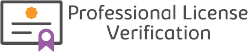 Professional License Verification